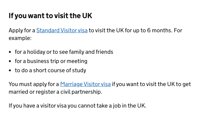 英国旅游签证